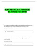 MMSC407 REVIEW QUESTIONS AND CORRECT ANSWERS