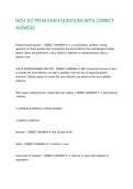 NCM 107 PEDIA EXAM QUESTIONS WITH CORRECT ANSWERS
