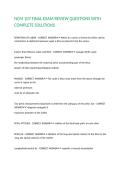 NCM 107 FINAL EXAM REVIEW QUESTIONS WITH COMPLETE SOLUTIONS