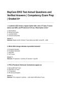 BayCare EKG Test Actual Questions and Verified Answers &lowbar; Competency Exam Prep &lowbar; Graded A&plus;&period;pdf