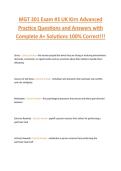 MGT 301 Exam &num;3 UK Kirn Advanced  Practice Questions and Answers with  Complete A&plus; Solutions 100&percnt; Correct&excl;&excl;&excl;