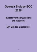 Georgia Biology EOC &vert; Study Guide & Practice Questions &lpar;PDF&rpar;