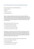 DECA - ICDC Exam Questions And Answers With Verified Solutions 2026&period; All Exam Questions and Correct Answers &vert; Graded A&plus; &vert; 2026 Update&vert;