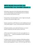 NRFSP BOARD EVALUATION 2026 GUARANTEED PASS ANSWERS GRADED A&plus;