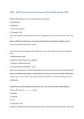 DECA - ICDC 2 Exam Questions And Answers With Verified Solutions 2026&period; All Exam Questions and Correct Answers &vert; Graded A&plus; &vert; 2026 Update&vert;