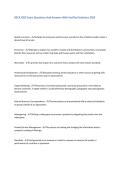DECA ICDC Exam Questions And Answers With Verified Solutions 2026&period; All Exam Questions and Correct Answers &vert; Graded A&plus; &vert; 2026 Update&vert;