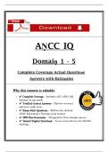 ANCC Informatics Nursing &lpar;IQ&rpar; Exam Prep &ndash; Domains 1&ndash;5 Practice Questions & Answers with Rationale
