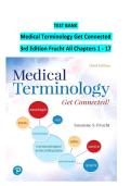 Test Bank for Medical Terminology&colon; Get Connected&comma; 3rd Edition by Ann Ehrlich & Carol L&period; Frucht