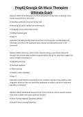 PrepIQ Georgia GA Music Therapists Ultimate Exam 