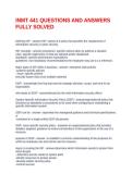 INMT 441 QUESTIONS AND ANSWERS FULLY SOLVED