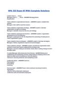 HPA 332 Exam &num;3 With Complete Solutions