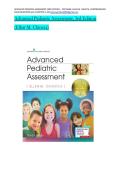 ADVANCED PEDIATRIC ASSESSMENT &lpar;3RD EDITION&rpar; &ndash; TEST BANK&comma; ELLEN M&period; CHIOCCA&comma; COMPREHENSIVE EXAM QUESTIONS &lpar;ALL CHAPTERS 1&ndash;26&rpar; 