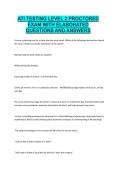 ATI Testing Level 2 Proctored Exam &ndash; Nursing Preparation Material &ndash; Comprehensive Practice Questions with Elaborated Answers