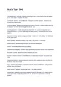 Math Test 706&period; Questions and Answers