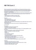 NM 706 Exam 2 Questions with Solutions