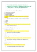  NYS COURT OFFICER ACADEMY EXAM 1 1 &vert;  QUESTIONS AND 100&percnt; CORRECT ANSWERS WITH  RATIONALES &vert; LATEST UPDATE GRADED A&plus; 