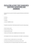 PHTLS &lpar;Prehospital Trauma Life Support&rpar; PRE & POST TEST EXAM &ndash; Certified Questions and Answers &ndash; Emergency Medical Training Material