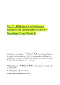 Nurs 5315 UTA Exam 1 With Complete  Questions And Correct Detailed Answers&vert;  Brand New Version&excl; Grade A&plus; 