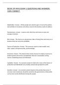 BCOR 199 WVU EXAM 1 QUESTIONS AND ANSWERS 100&percnt; CORRECT&period;