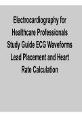 Electrocardiography for Healthcare Professionals &ndash; Study Guide &vert; ECG Waveforms&comma; Lead Placement & Heart Rate