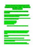 Farmers Branch Fire Department SOPs Complete Exam Study Guide 2026&sol;2027