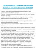 JD-Next &ndash; 2026&sol;2027 Practice Test Exam with Possible Questions and Correct Answers