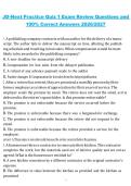 JD-Next &ndash; 2026&sol;2027 &ndash; Practice Quiz 1 Exam Review Questions with Verified Answers