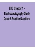 EKG Chapter 1 &ndash; Electrocardiography Study Guide & Practice Questions