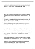 CDC 2W051 SET B &vert; 251 QUESTIONS AND ANSWERS &vert; WINTER 2026 &vert; WITH COMPLETE SOLUTION&period;