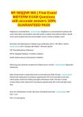 NR 565 &rpar; Final Exam MIDTERM EXAM Questions with accurate answers 100- GUARANTEED PASS