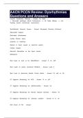 AACN PCCN Review&colon; Dysrhythmias Questions and Answers