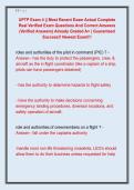 UPTP Exam 4 &vert;&vert; Most Recent Exam Actual Complete  Real Verified Exam Questions And Correct Answers  &lpar;Verified Answers&rpar; Already Graded A&plus; &vert; Guaranteed  Success&excl;&excl; Newest Exam&excl;&excl;&excl;