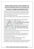 UNDERSTANDING HEPATITIS&colon; TYPES&comma; SYMPTOMS&comma; AND DIAGNOSIS &vert;VERIFIED QUESTIONS AND ANSWERS &vert; 100&percnt; ACCURATE&comma; A&plus; GRADED&comma; GUARANTEED SUCCESS&excl;