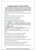 BACTERIAL SEROLOGY AND HOST-MICROBE RELATIONSHIPS &vert;VERIFIED QUESTIONS AND ANSWERS &vert; 100&percnt; ACCURATE&comma; A&plus; GRADED&comma; GUARANTEED SUCCESS&excl;