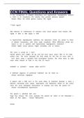 CCN FINAL Questions and Answers