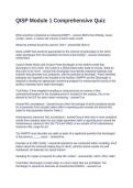 QISP Module 1 Comprehensive Quiz&period; Questions and Answers 2026