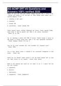 AG-ACNP DRT &num;3 Questions and Answers 100&percnt; verified 2026