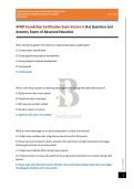 APMP Foundation Certification Exam Version 3 &lpar;A&plus;&rpar; Questions and Answers&comma; Exams of Advanced Education