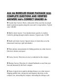 ASA 106 BUNDLED EXAMS PACKAGE 2026 COMPLETE QUESTIONS AND VERIFIED ANSWERS 100&percnt; CORRECT GRADED A&plus;