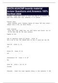 AACN AGACNP boards material review Questions and Answers 100&percnt; Verified 2026