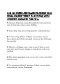 ASA 106 BUNDLED EXAMS PACKAGE 2026 FINAL PAPER TESTED QUESTIONS WITH VERIFIED ANSWERS GRADE A