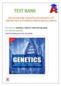 Concepts of Genetics &ndash; 10th Edition &lpar;Klug&comma; Cummings&comma; Spencer&comma; Palladino&rpar; &ndash; Comprehensive Test Bank with Exam Questions and Answers
