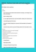 NUR 205 &ndash; Final Exam Study Guide and Practice Questions