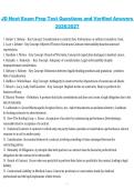 JD-Next &ndash; 2026&sol;2027 Exam Prep Test Questions with Verified Answers