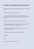 FIVS 205 &ndash; Exam 2 Study Guide and Practice Questions