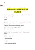 Therapeutic Crisis Intervention &lpar;TCI&rpar; Exam Questions with Solved Solutions Comprehensive Practice and Revision Material