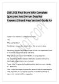 CNSL 503 Final Exam With  Complete Questions And Correct  Detailed Answers&vert; Brand New  Version&excl; Grade A&plus;