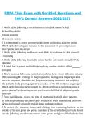 RNFA Final Exam 2026&sol;2027 &ndash; Certified Questions with 100&percnt; Correct Answers