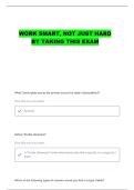 CDW 110V CABOODLE DATA MODEL FUNDAMENTALS QUESTIONS AND CORRECT ANSWERS