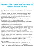 RNFA Final Exam 2 Study Guide 2026&sol;2027 &ndash; Questions and Correct Answe